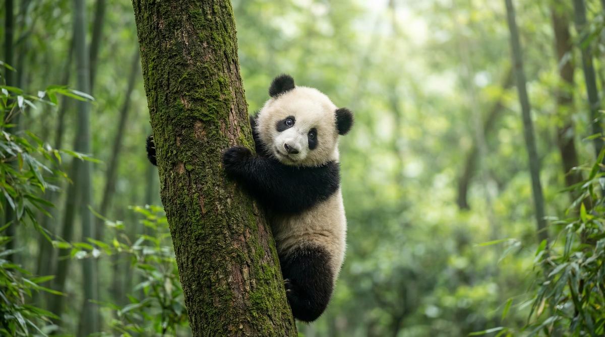 看片熊猫视频 - 爬树探险